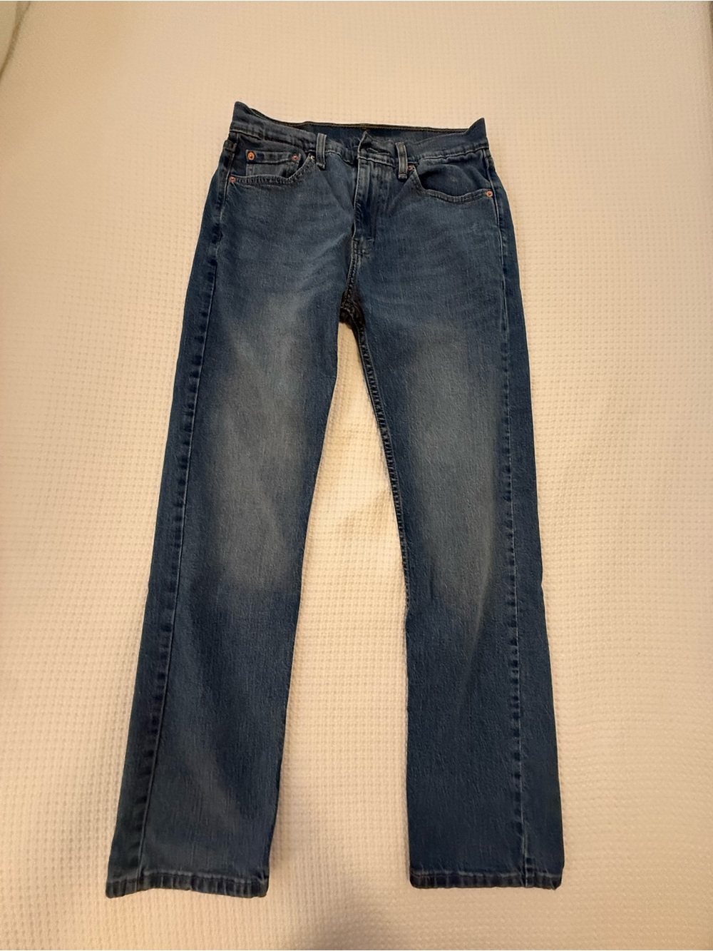 Levi’s 505 Regular Fit Stretch Jeans Men’s 30x32 Straight Leg Medium Wash